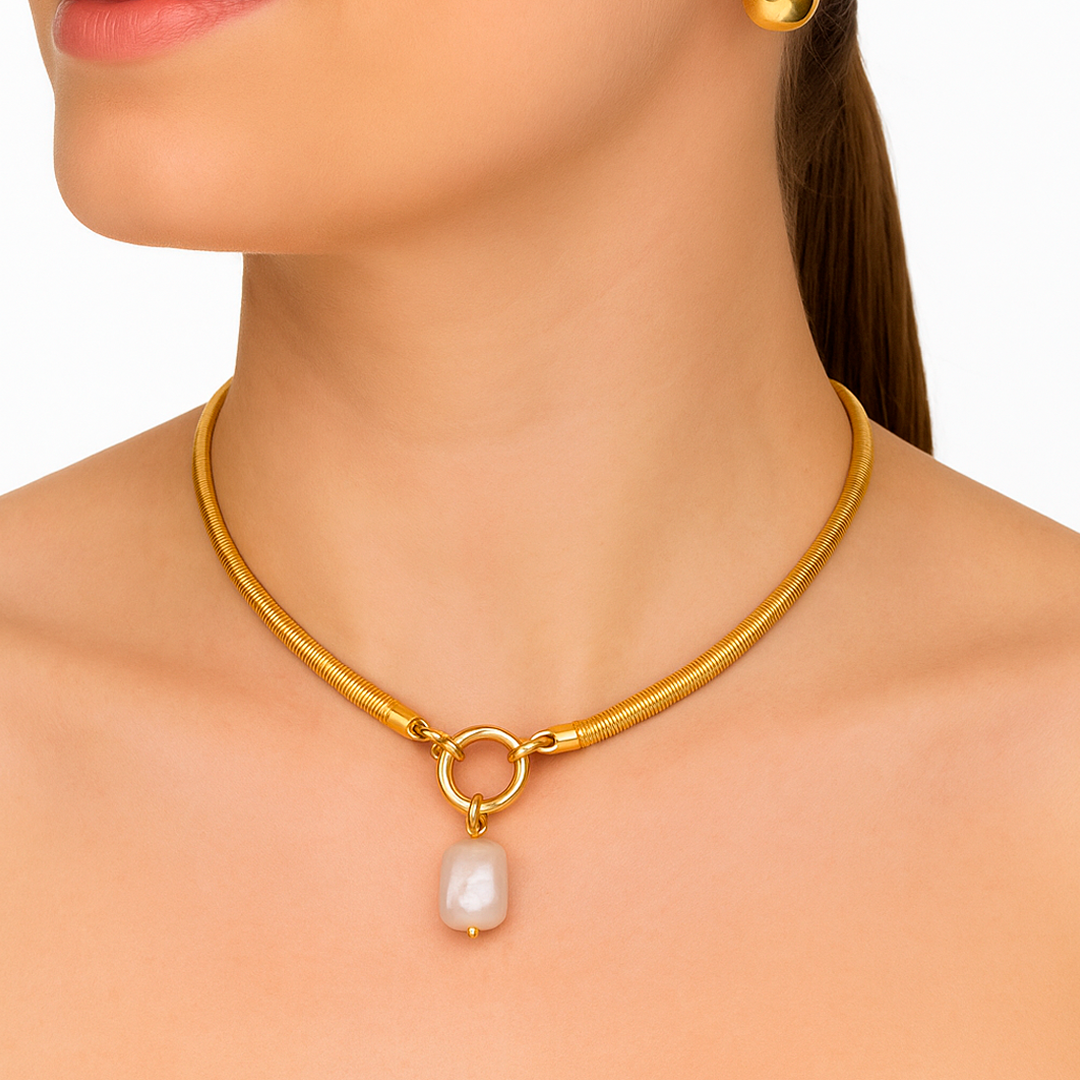 Colar Boreal | Banho Ouro 18K
